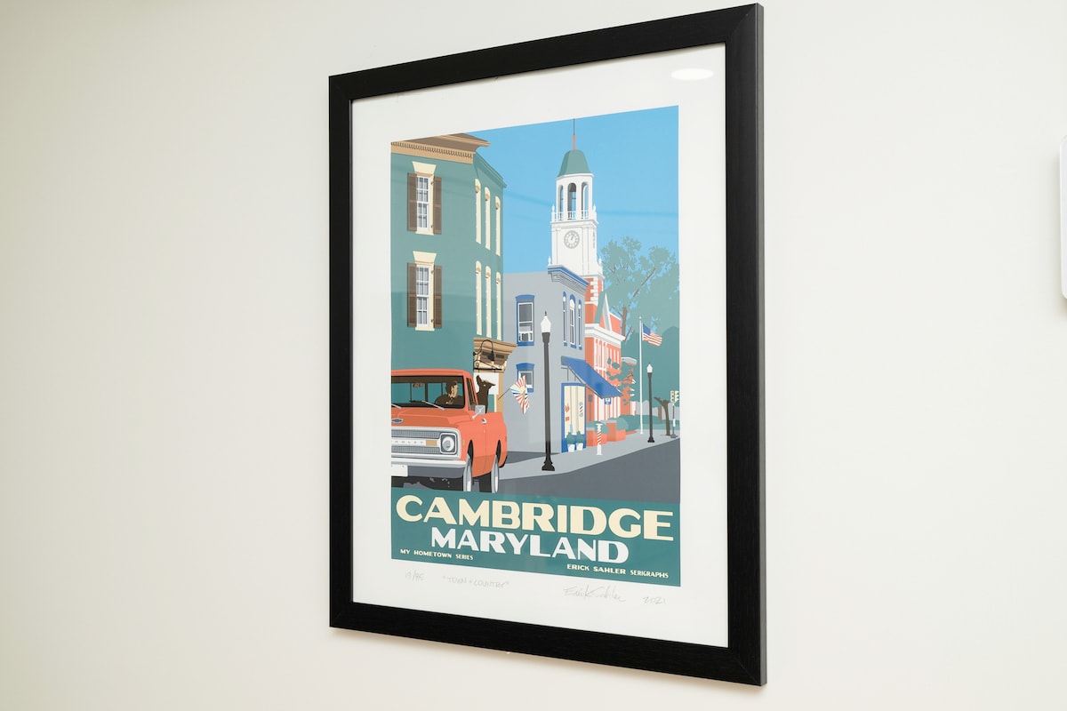 Cambridge Maryland art print